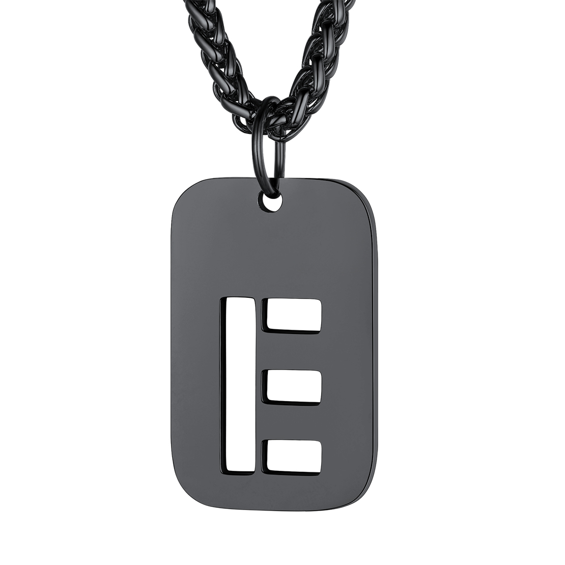 Collier Plaque Militaire Personnalisable avec Initiales