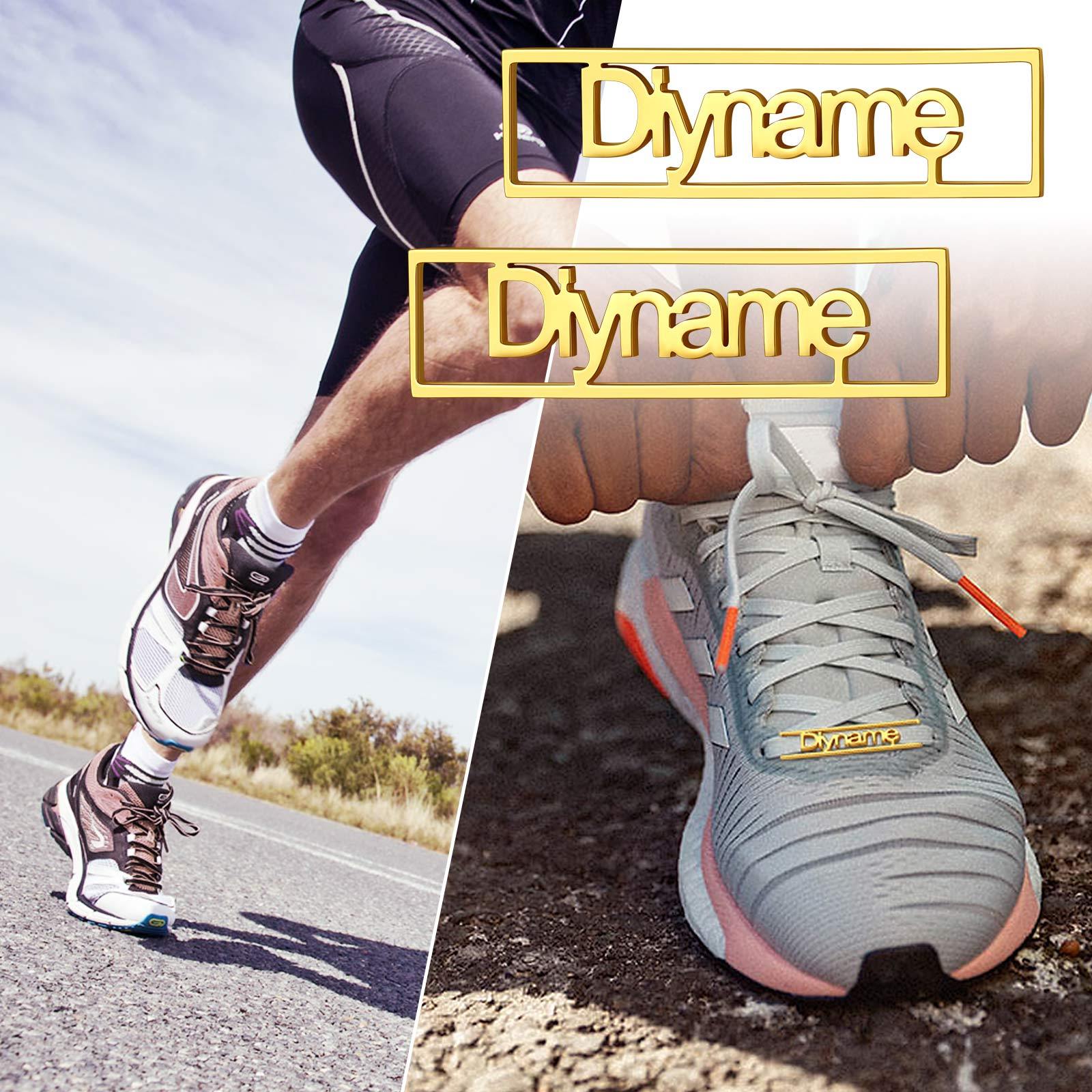 Boucle de Lacet  avec Nom (Lot de 2)