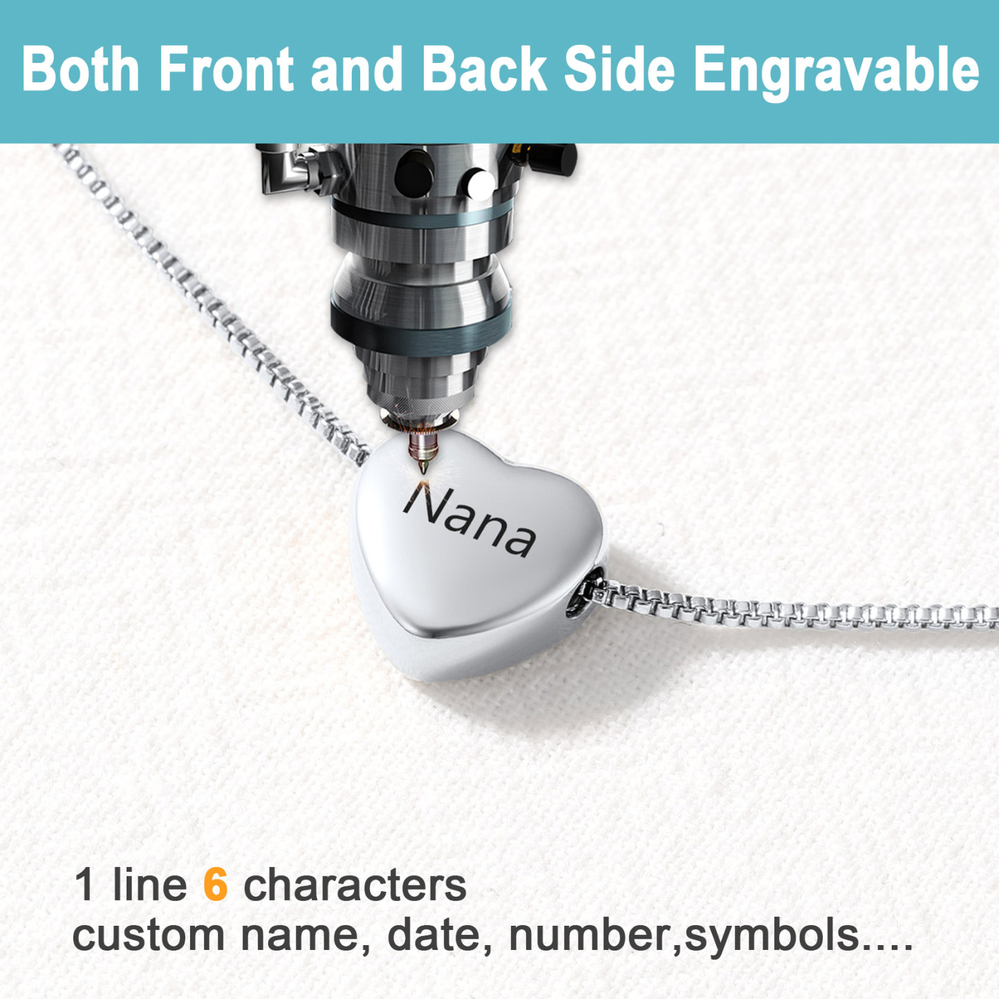 Bracelet de Cheville Cœur Gravé Été Plage pour Femme 