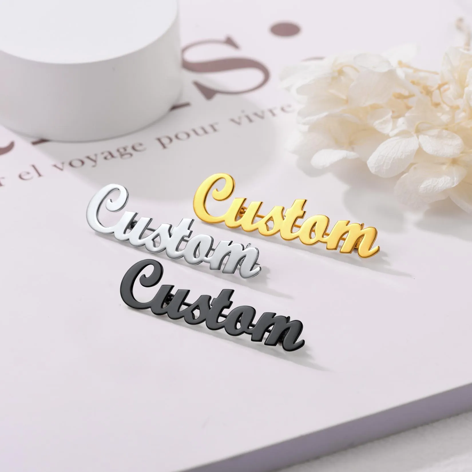 Broche Personnalisée pour Femmes