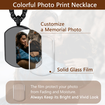 Collier Urne Personnalisé avec Gravure Photo pour Cendres Détail