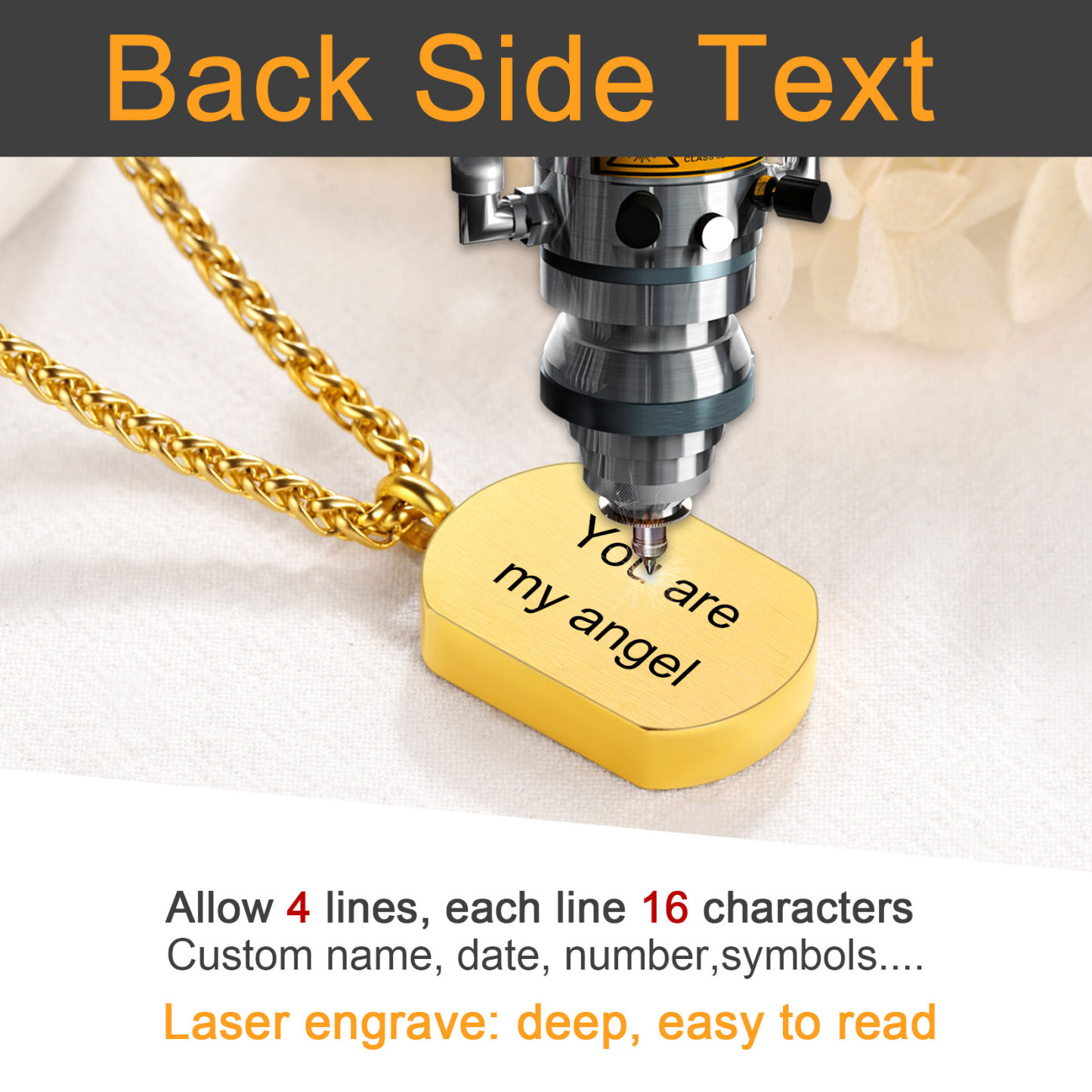 Collier Urne Personnalisé avec Gravure 