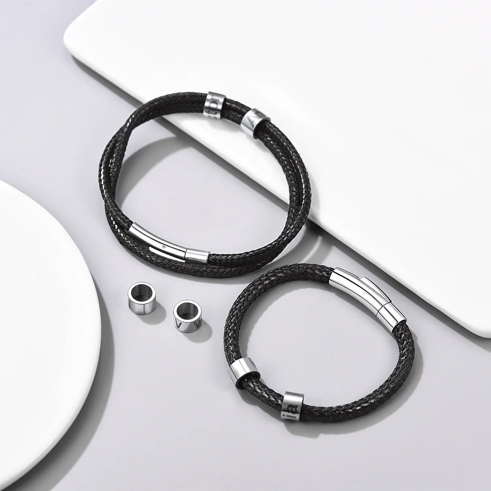 Bracelet en Cuir Personnalisés détail