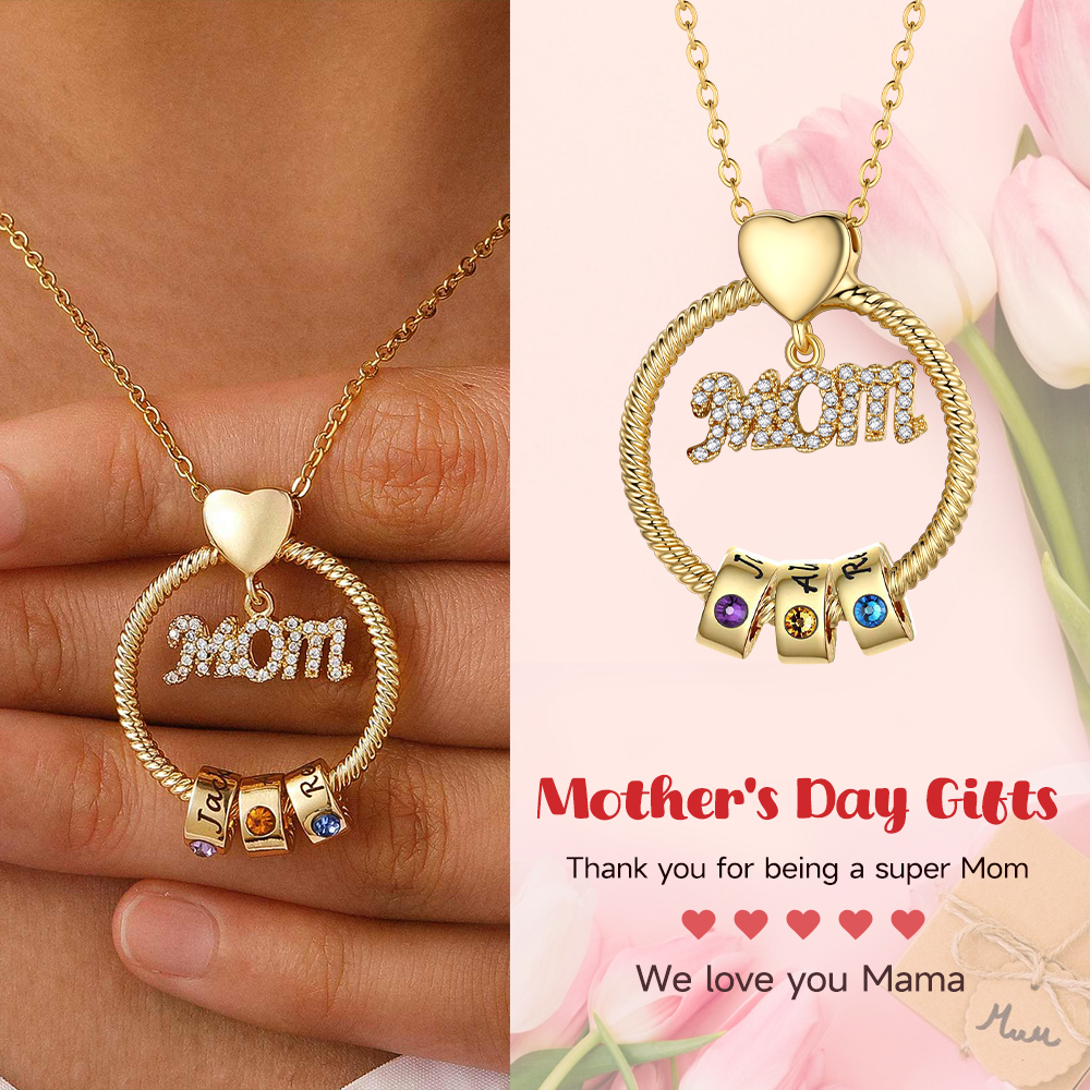 Mom Collier Personnalisé Cadeau