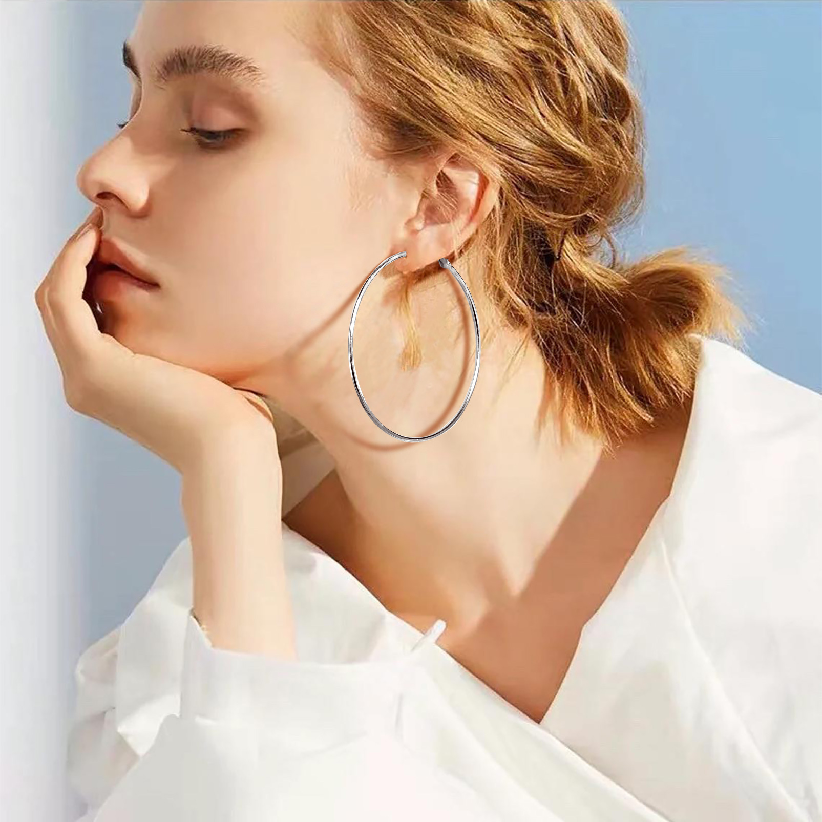 Créoles Simples pour Femmes