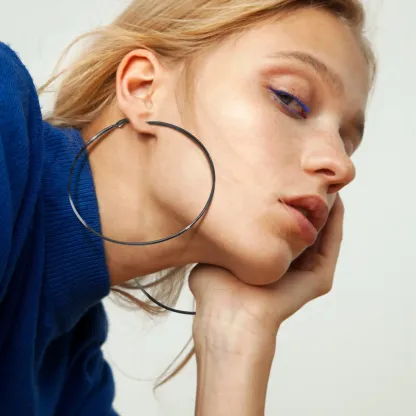 Boucles d'Oreilles Créoles Rondespour Femmes