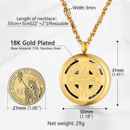 Collier Médaillon Personnalisé avec Photo Gravée Taille