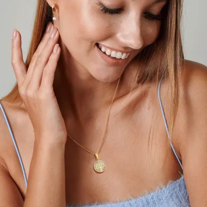 Collier Arbre de Vie Nature pour Famille