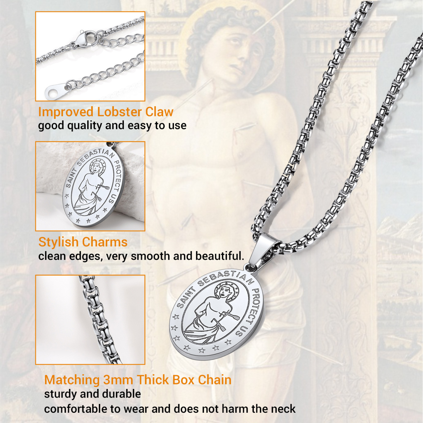 Collier Personnalisé avec Gravure de Nom Détail