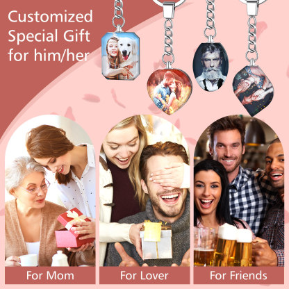 Porte Clés Personnalisé Photo cadeau 