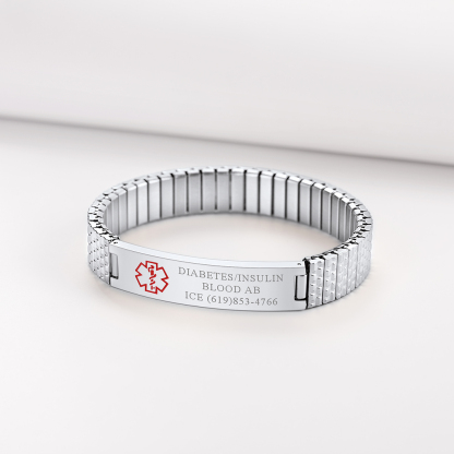 Bracelet Médical Personnalisé pour Santé