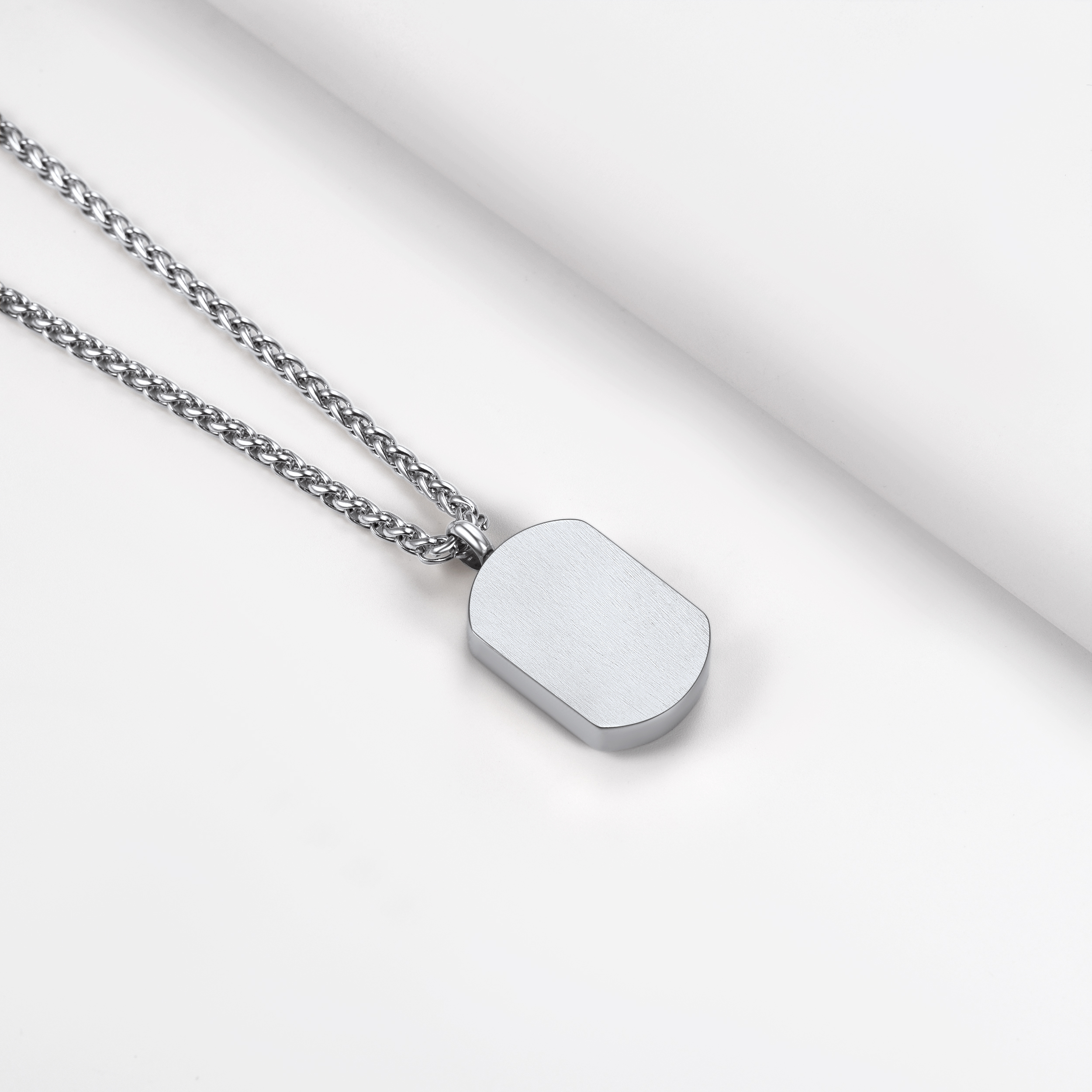 Collier Urne Personnalisé avec Gravure Photo pour Cendres Face arrière