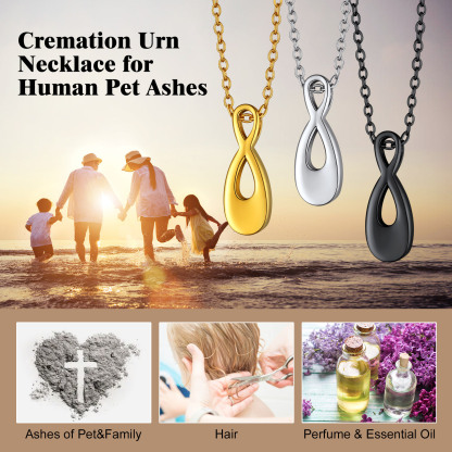 Collier Infini pour Cendres avec Gravure