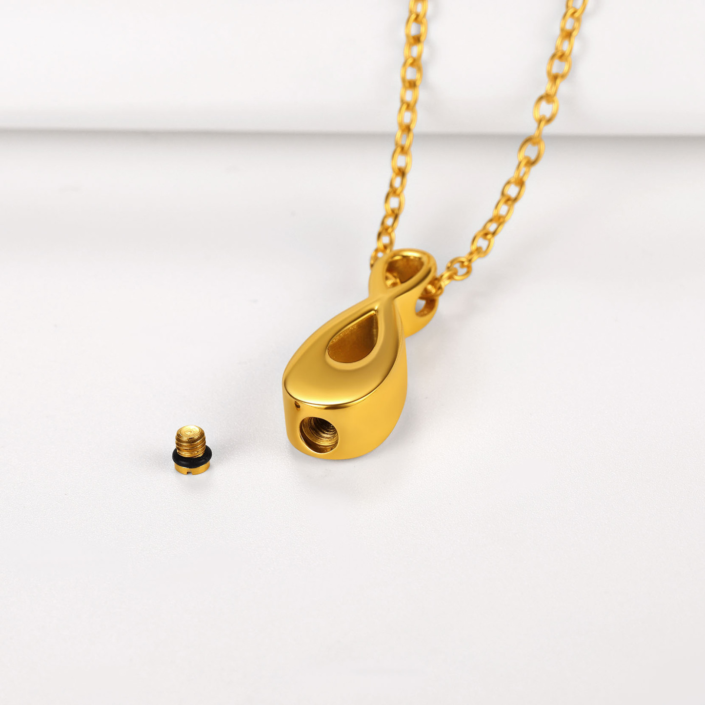 Collier Infini avec Gravure 