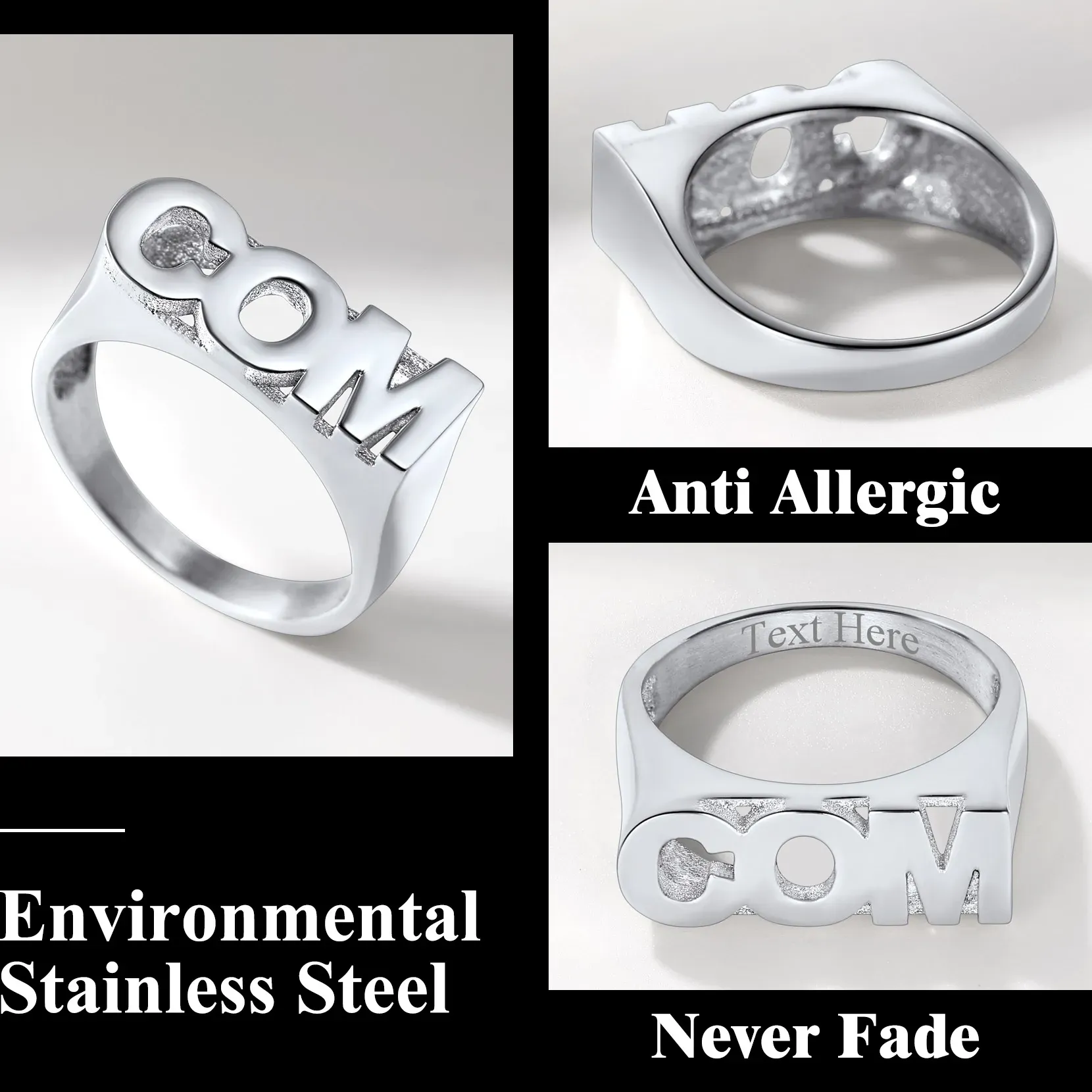 Bague Chevalière avec Nom 