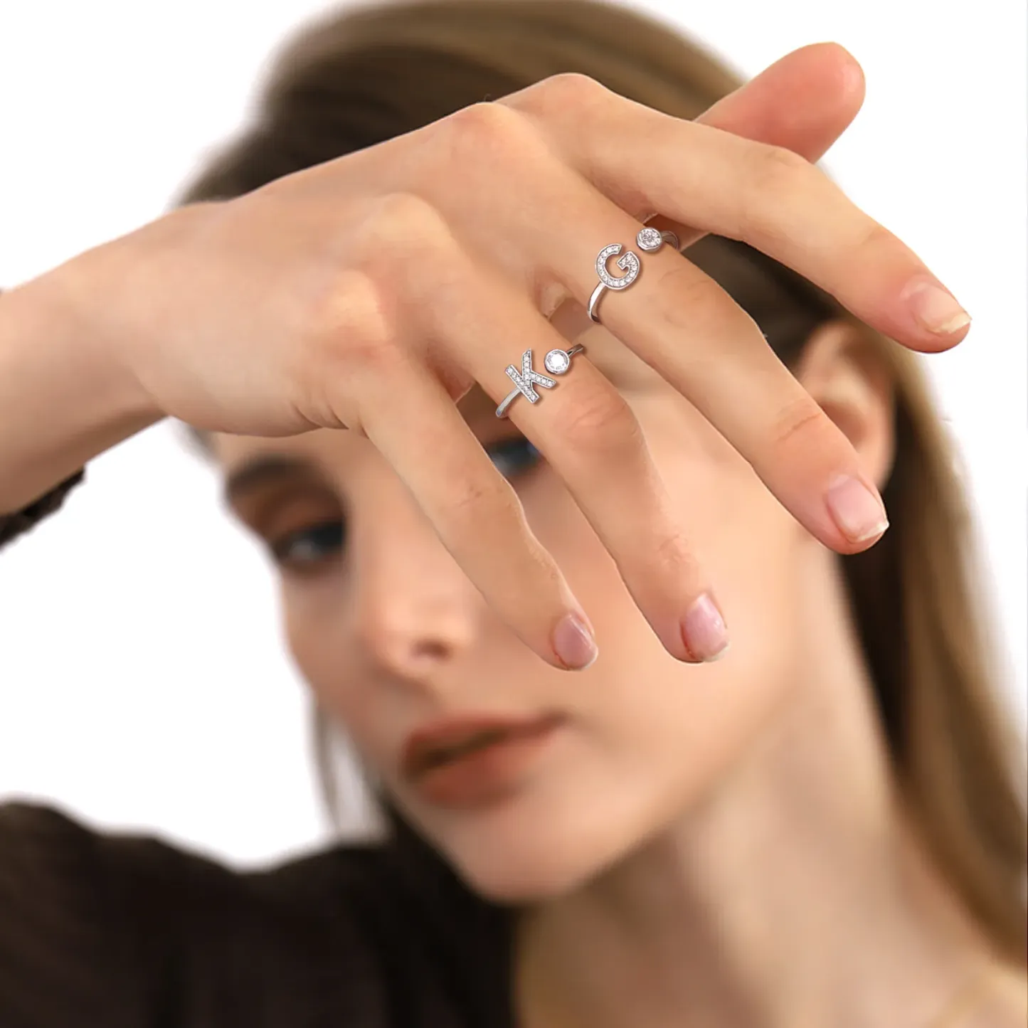  Bagues Ajustables en Argent Sterling