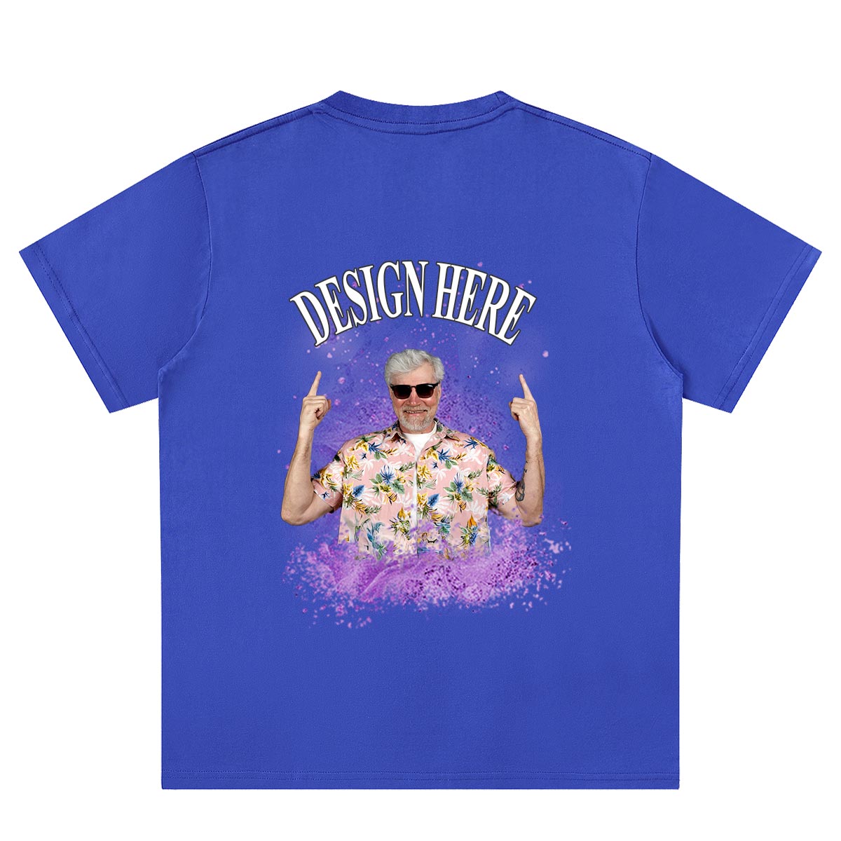 T-shirt Personnalisé Bleu Royal