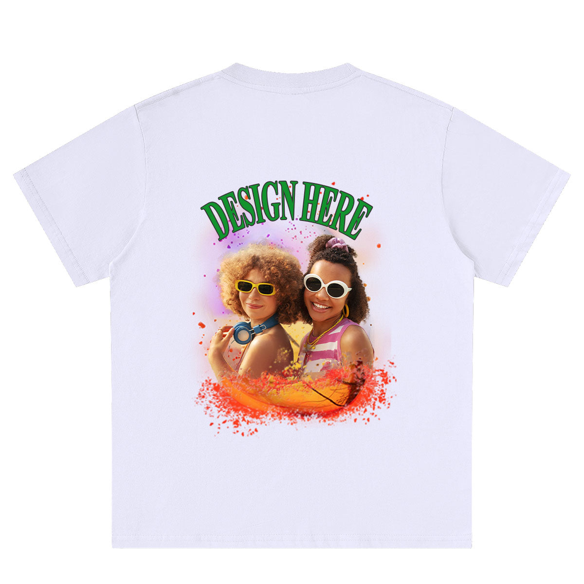 T-shirt Personnalisé Blanc