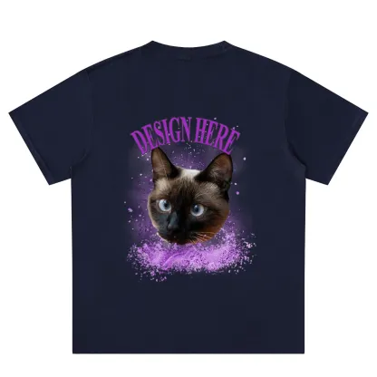 T-shirt Bleu Marine Personnalisé 