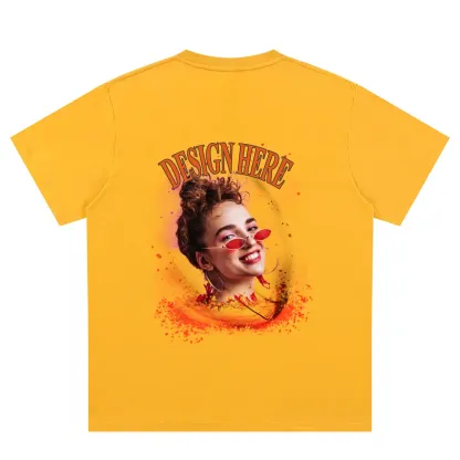 T-shirt Personnalisé Jaune