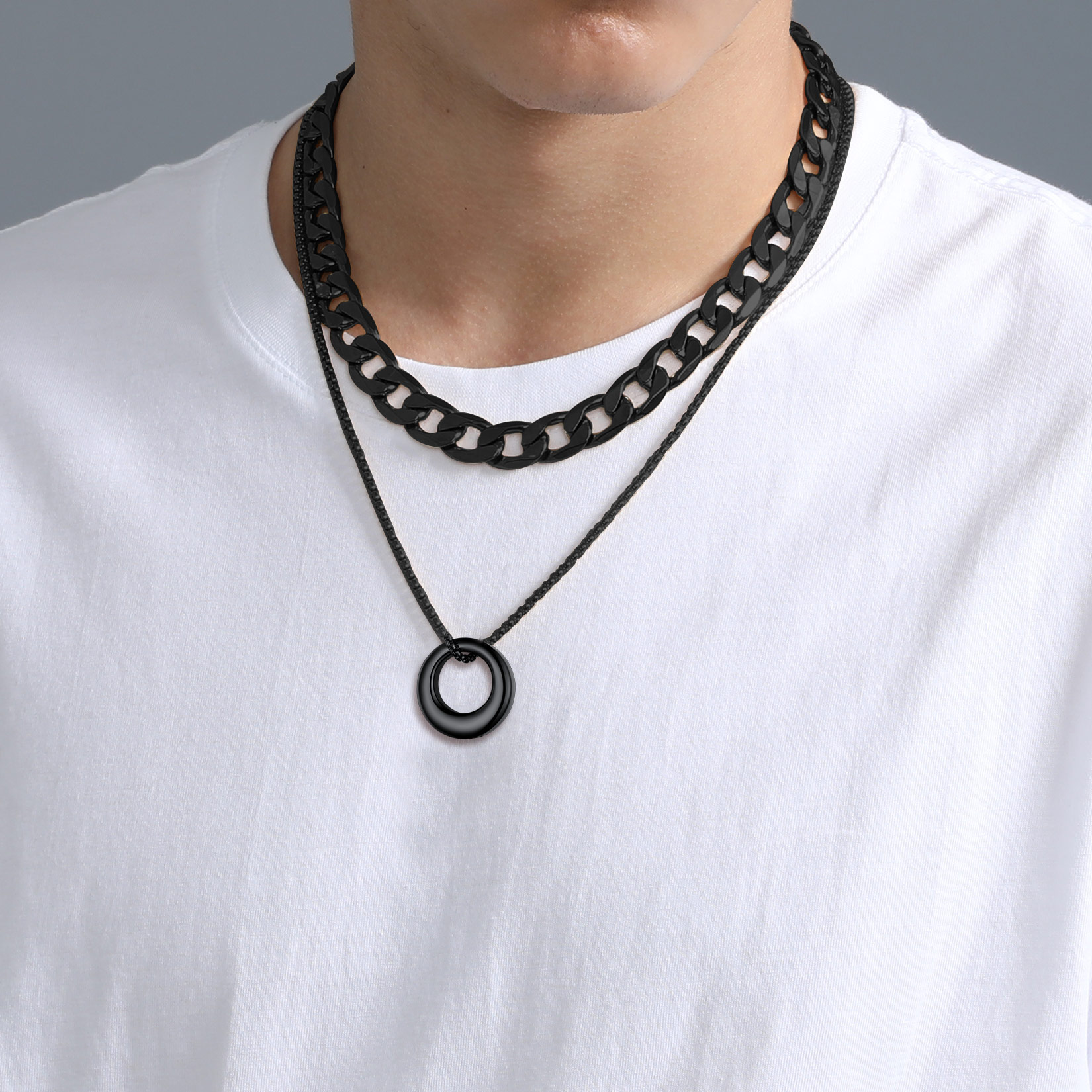 Collier Médaillon Urne Funéraire 