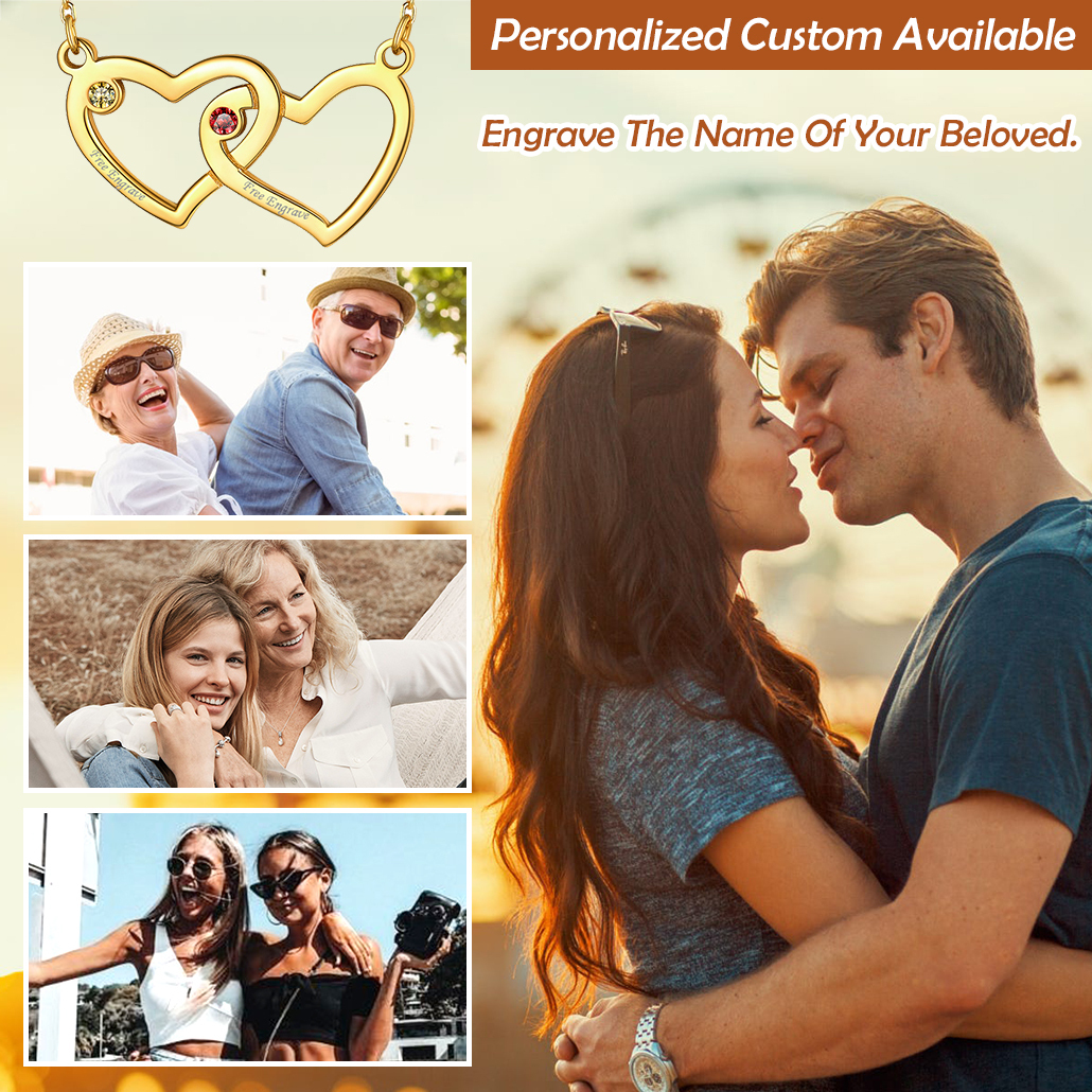 Collier Personnalisé Cœur 