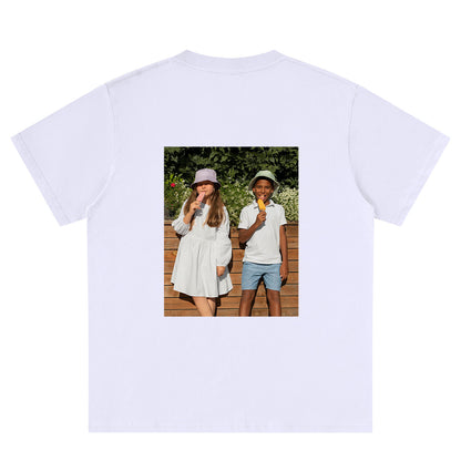 T-shirt Personnalisé avec Photo Blanc Homme Blanc