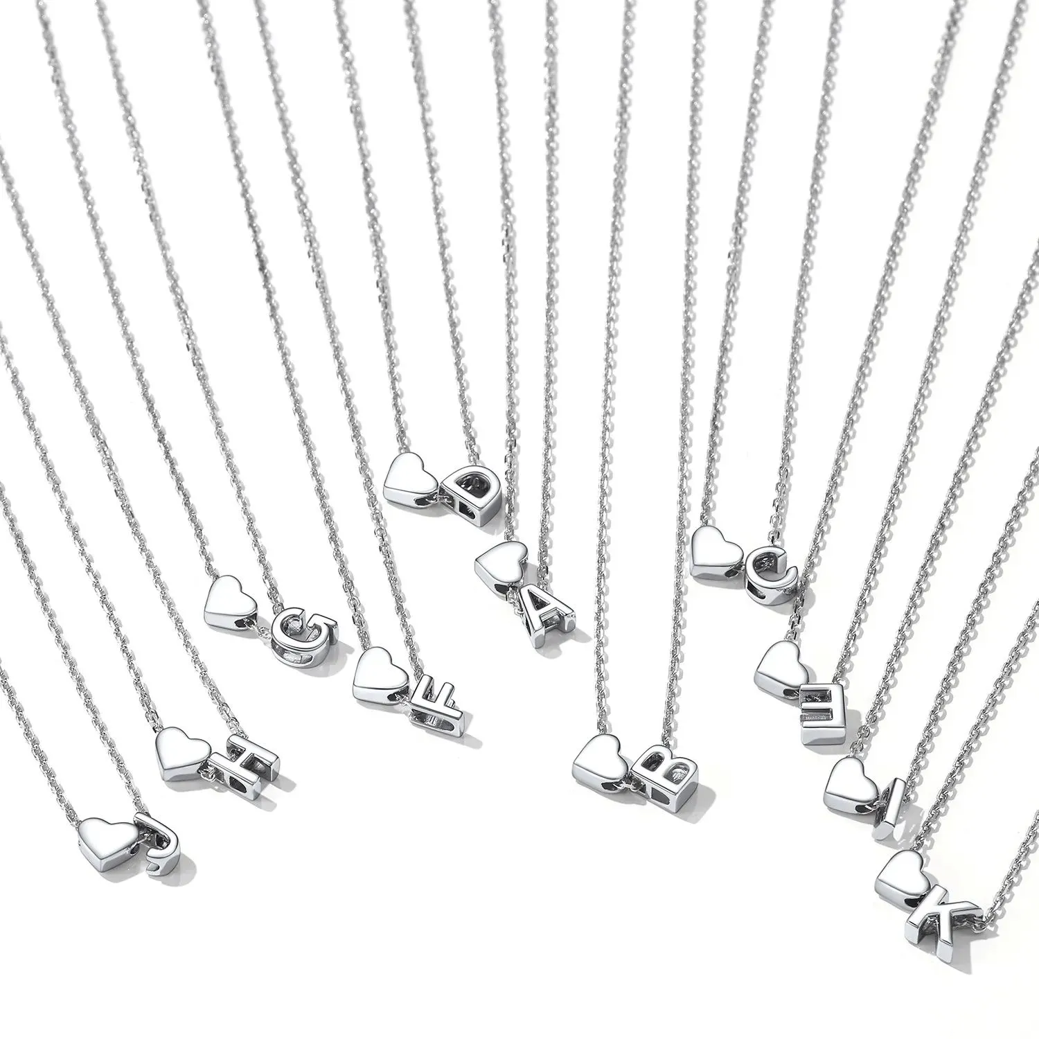 Collier Cœur avec Initiale  pour Femme