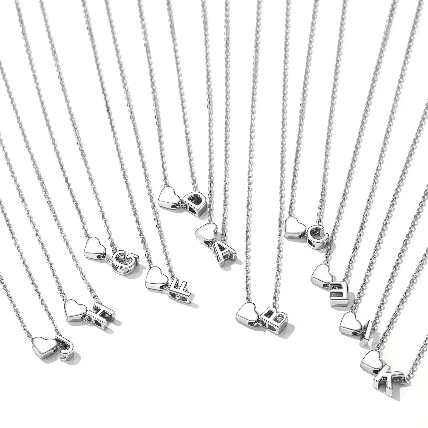 Collier Cœur avec Initiale  pour Femme