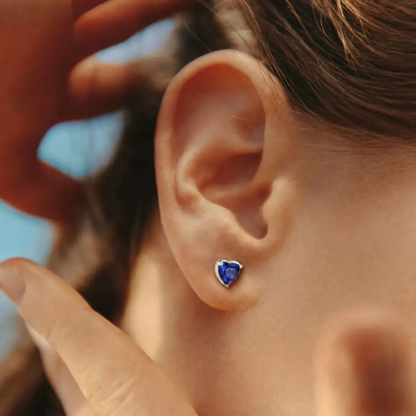 Boucles d’Oreilles en Argent 925 avec Pierre de Naissance