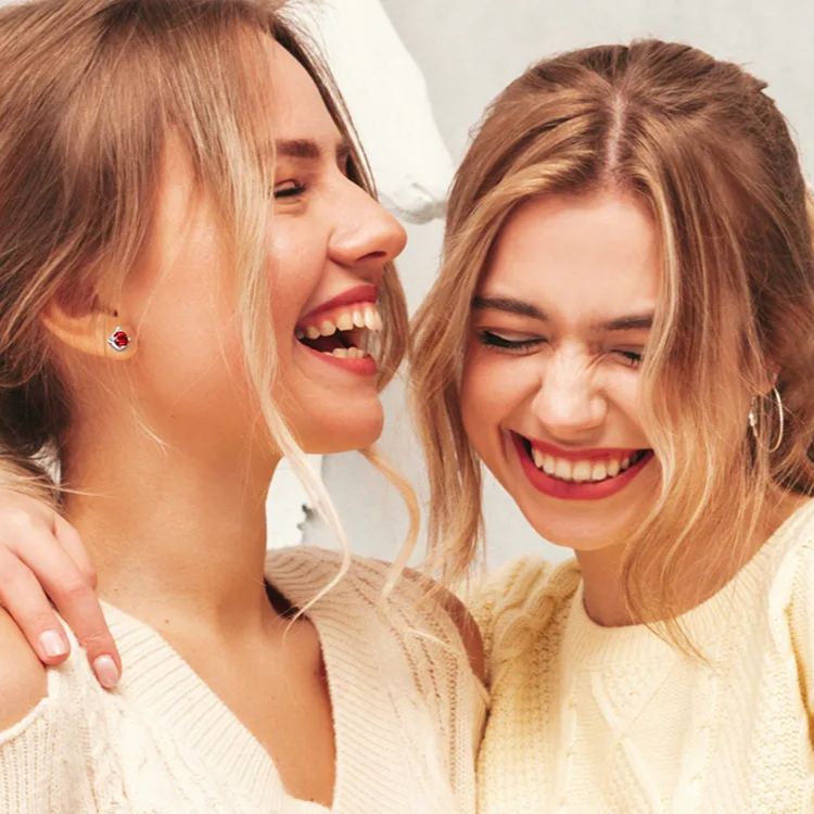 Boucles d’Oreilles en Argent 925 avec Pierre de Naissance