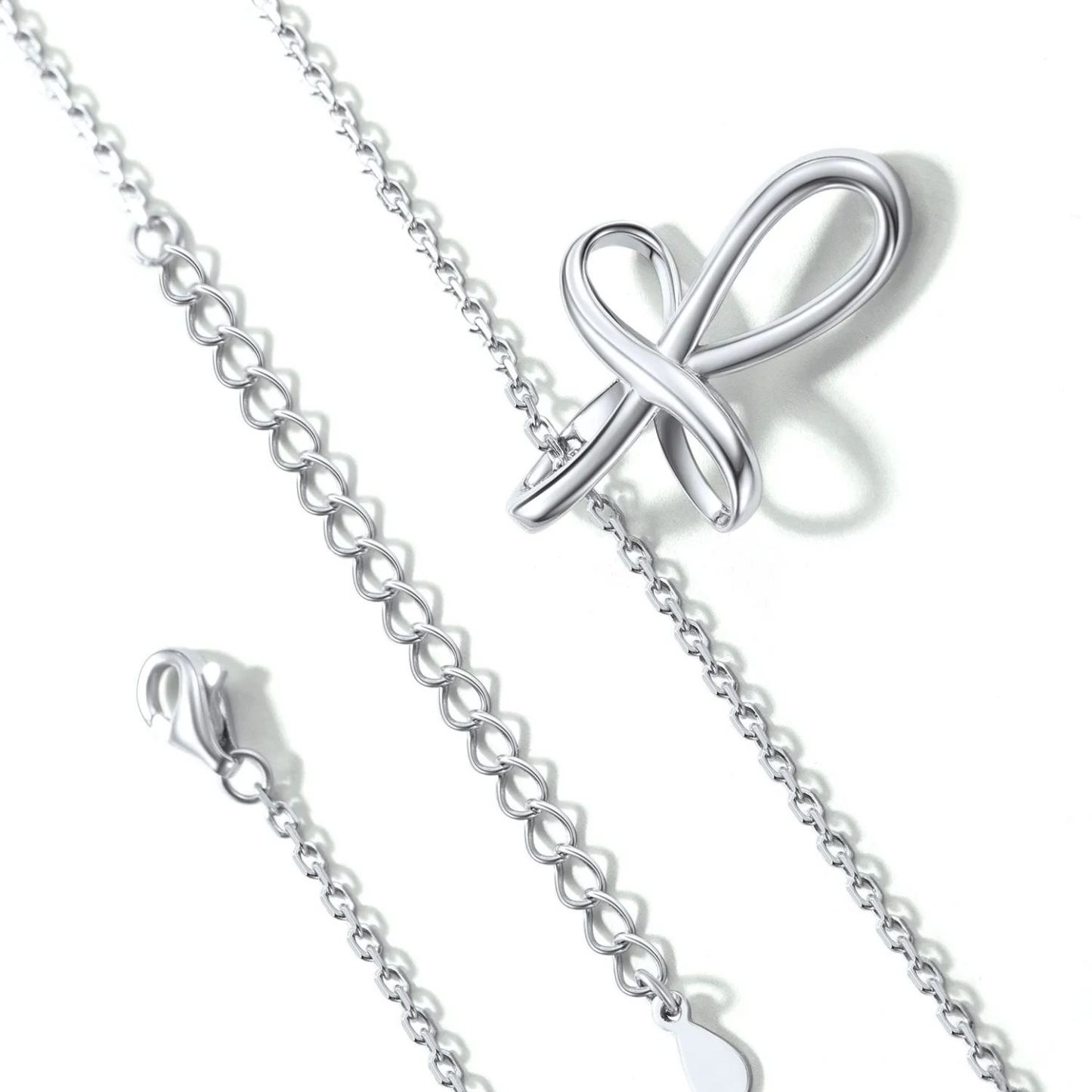 Collier Nœud Celtique en Argent Sterling Argenté