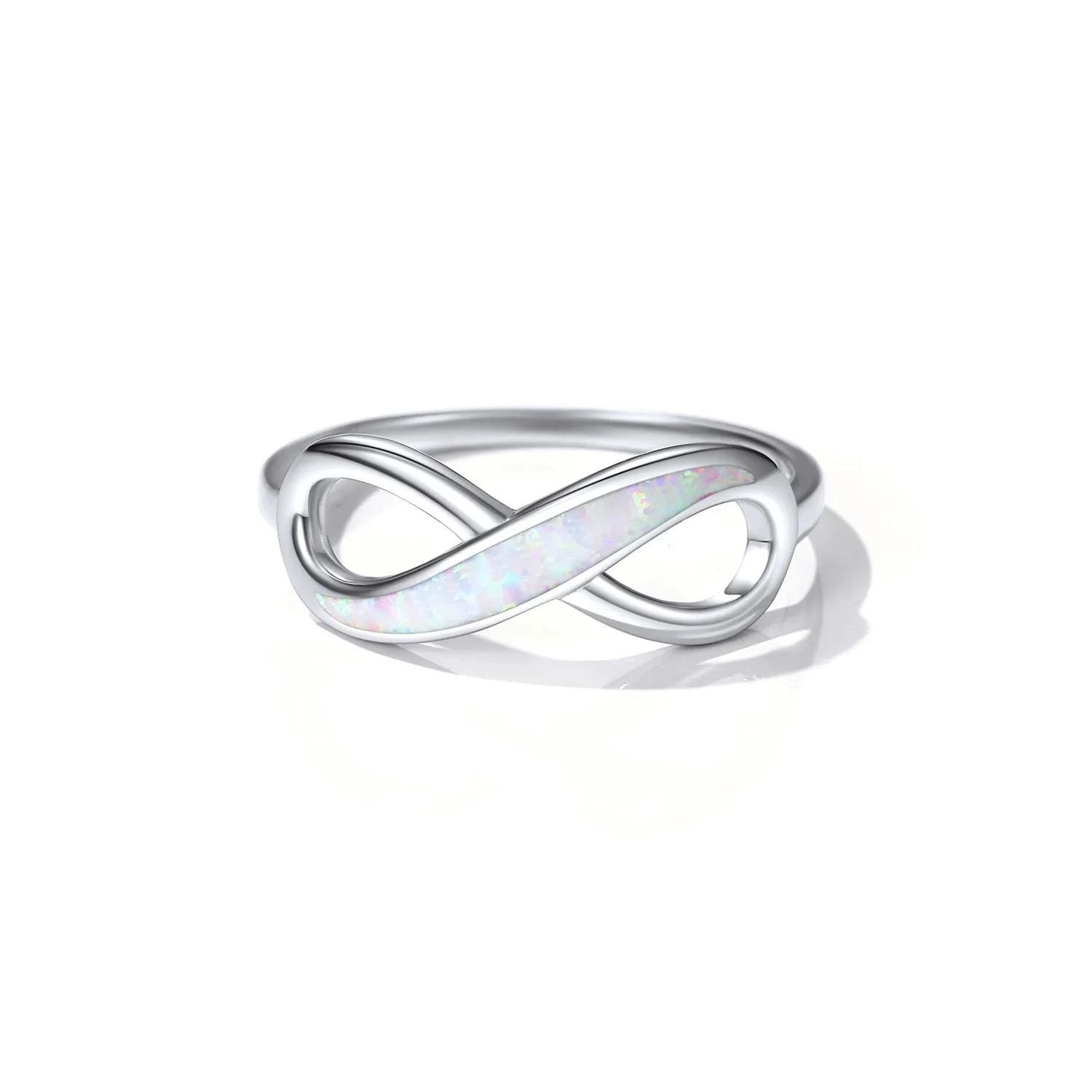 Bague Promesse Infini avec Opale