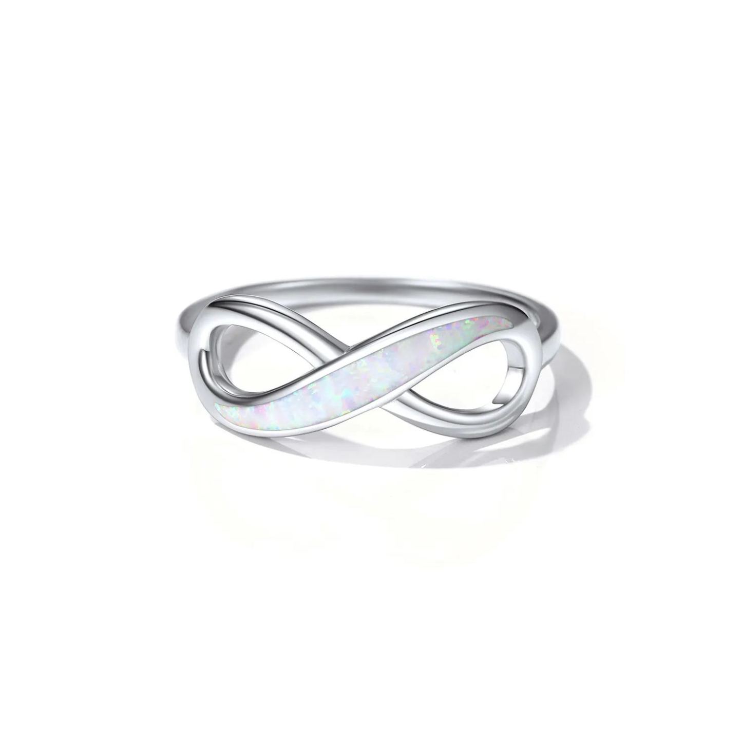 Bague Promesse Infini avec Opale