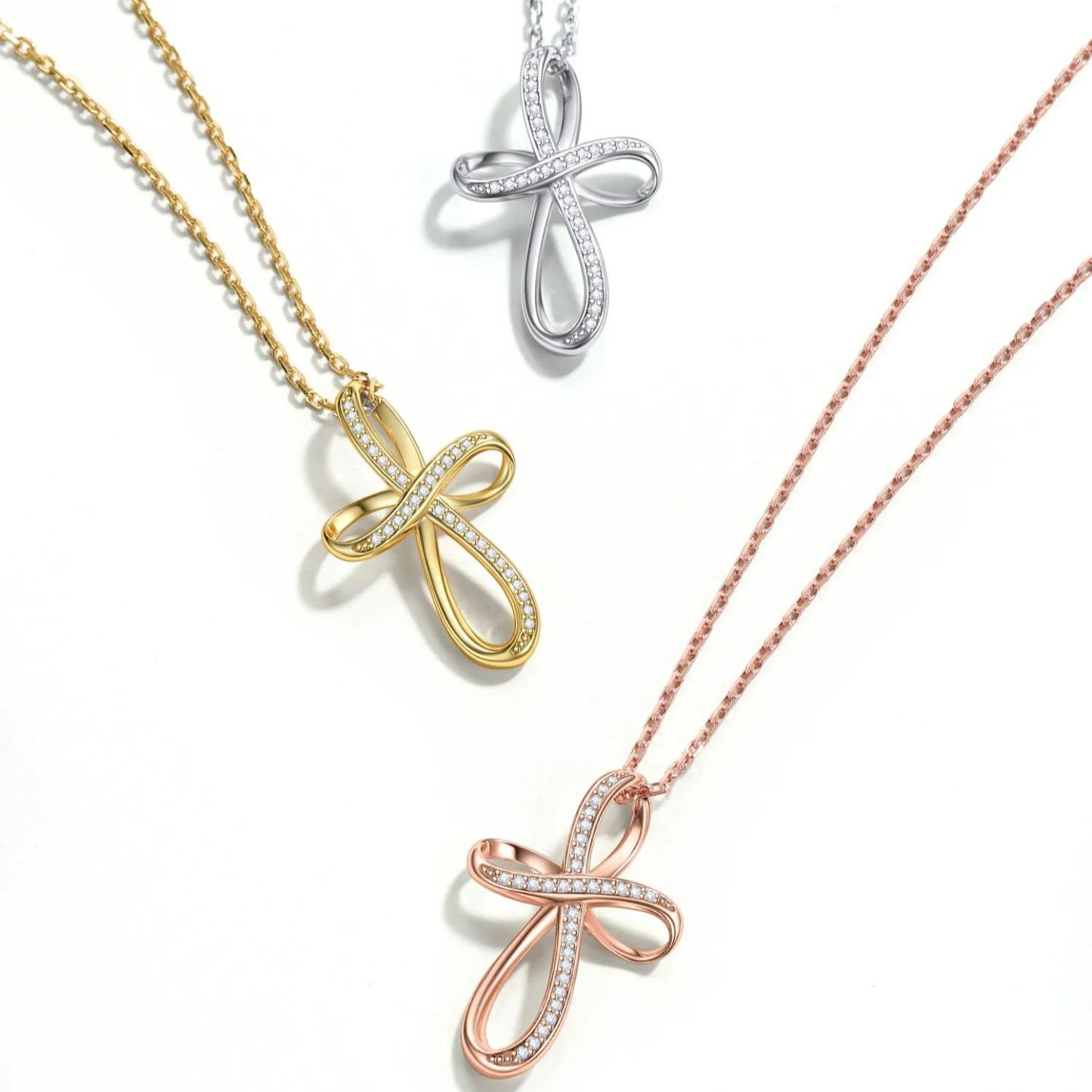 Collier Collection Pendentif Infini en Argent Sterling 925 Pour Femme