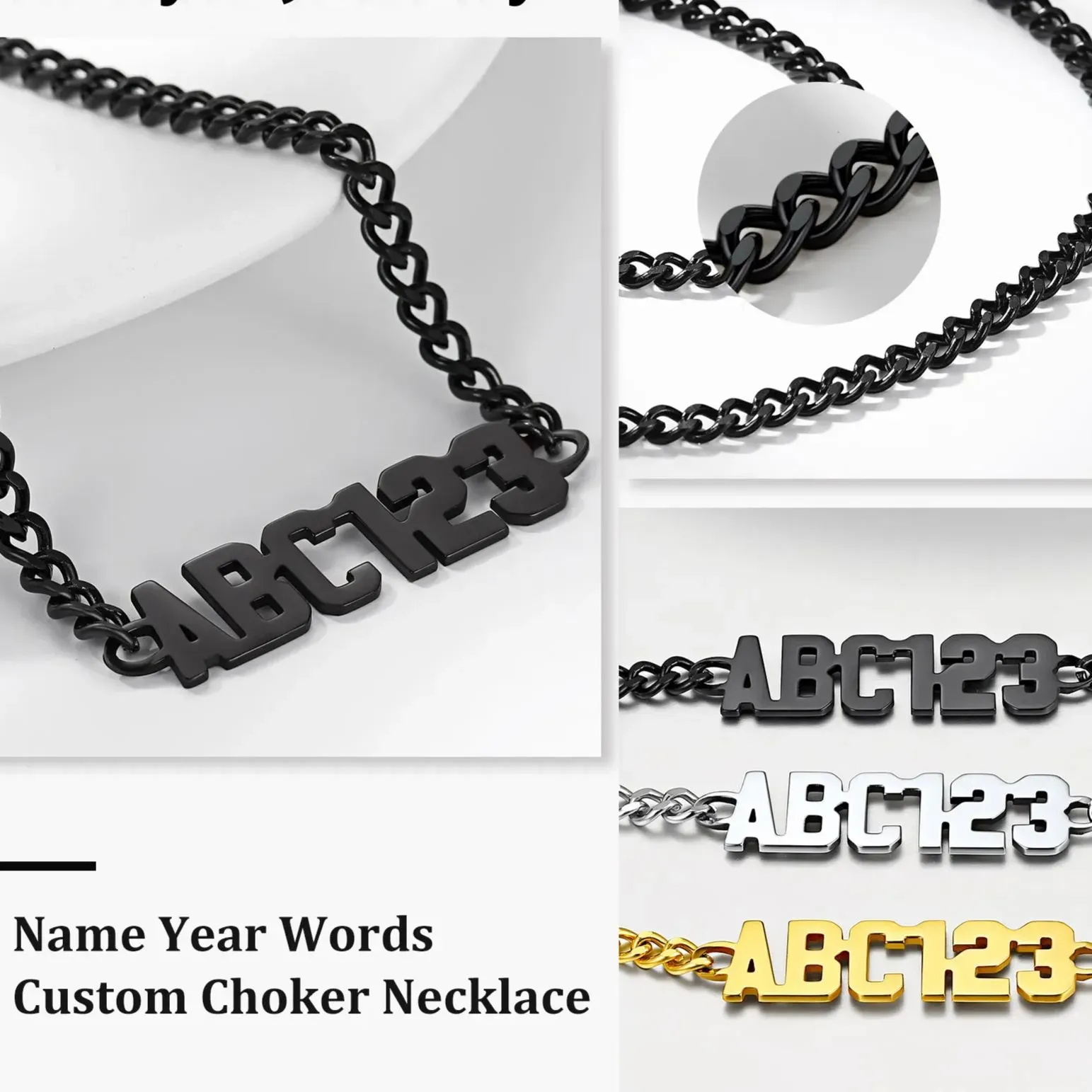 Colliers  Personnalisé pour Hommes