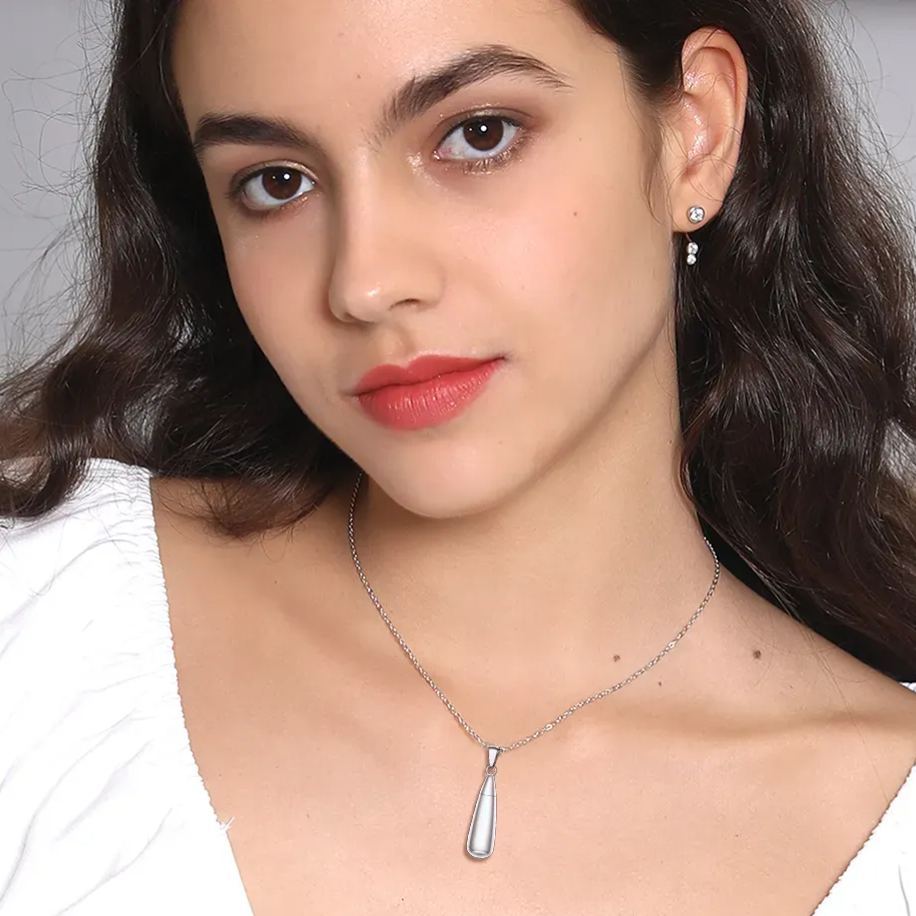 Collier Urne Personnalisé en Forme de Goutte 