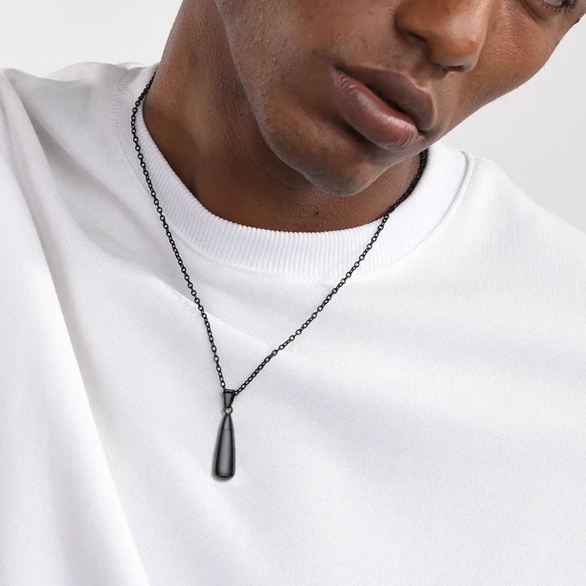 Collier Urne Personnalisé Goutte pour Cendres