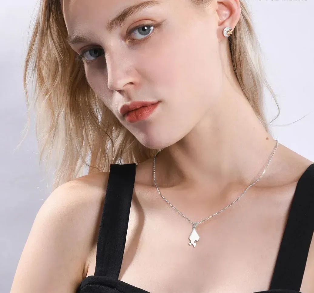 Collier Puzzle Personnalisé avec Noms pour Famille