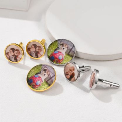 Broche Photo Personnalisée avec Charme Gravé pour Femmes et Hommes Collection