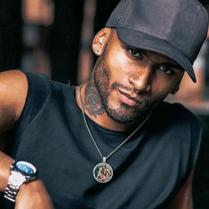 Collier Pendentif Personnalisé avec Photo  pour Hommes et Femmes