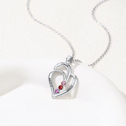 Collier Cœur Personnalisé Femme en argent sterling