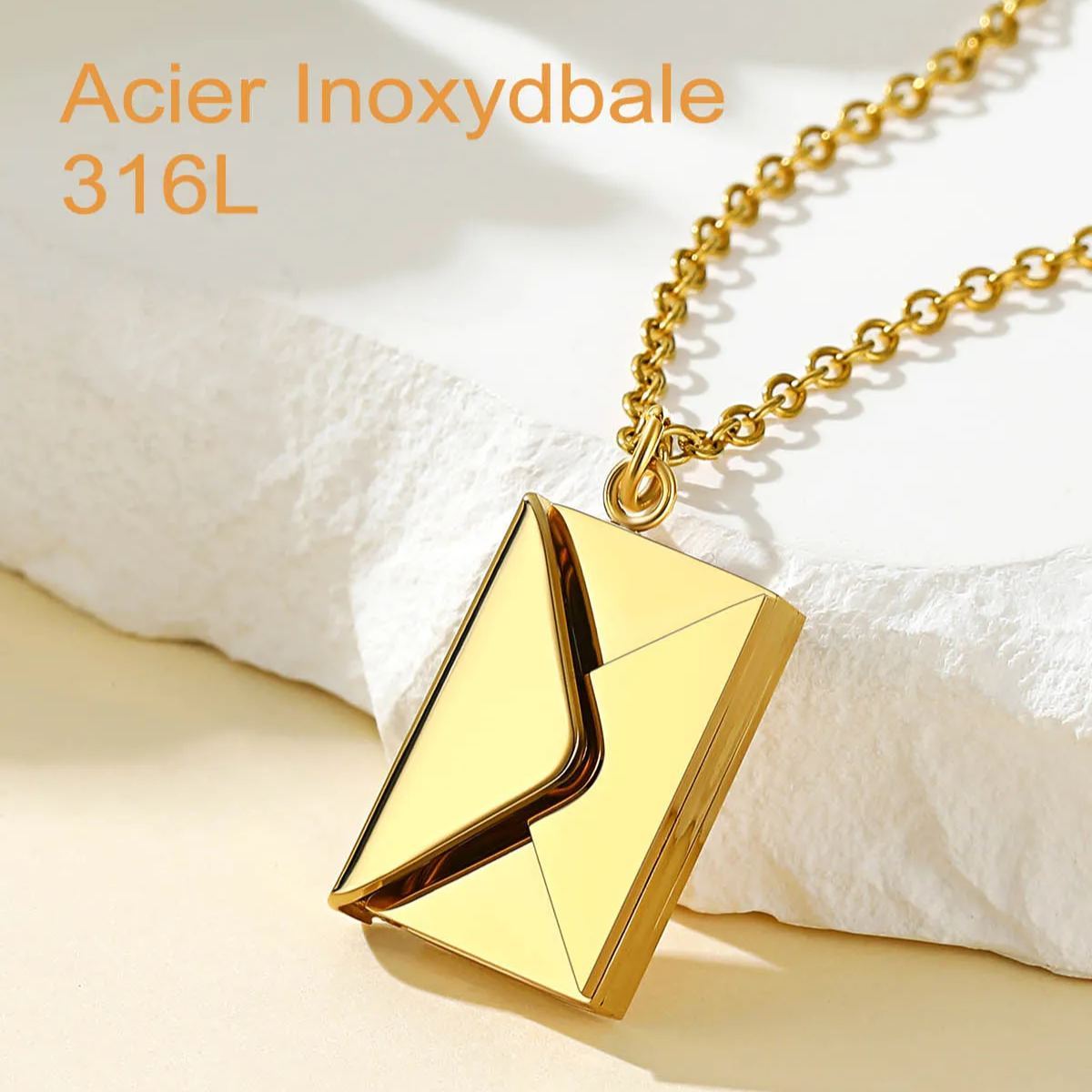 Collier Enveloppe Personnalisé avec Photo