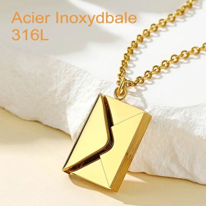 Collier Enveloppe Personnalisé avec Photo