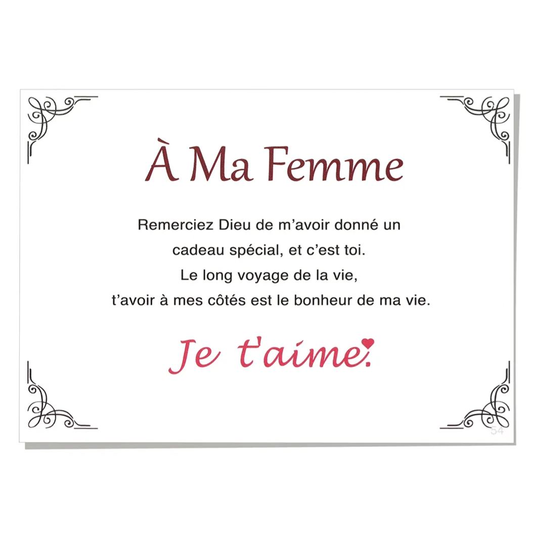 Carte-Cadeau pour Ma Femme
