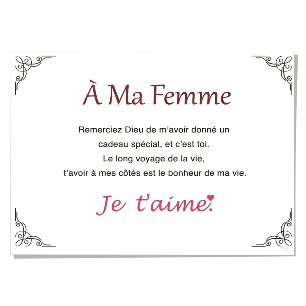 Carte Cadeau "Pour Elle" - Pour les Femmes Qui Comptent