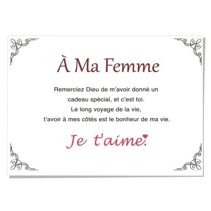 Carte Cadeau "Pour Elle" - Pour les Femmes Qui Comptent