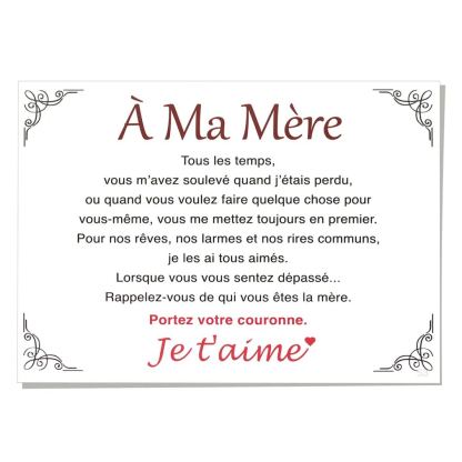 Carte Cadeau "Pour Elle" - Pour les Femmes Qui Comptent