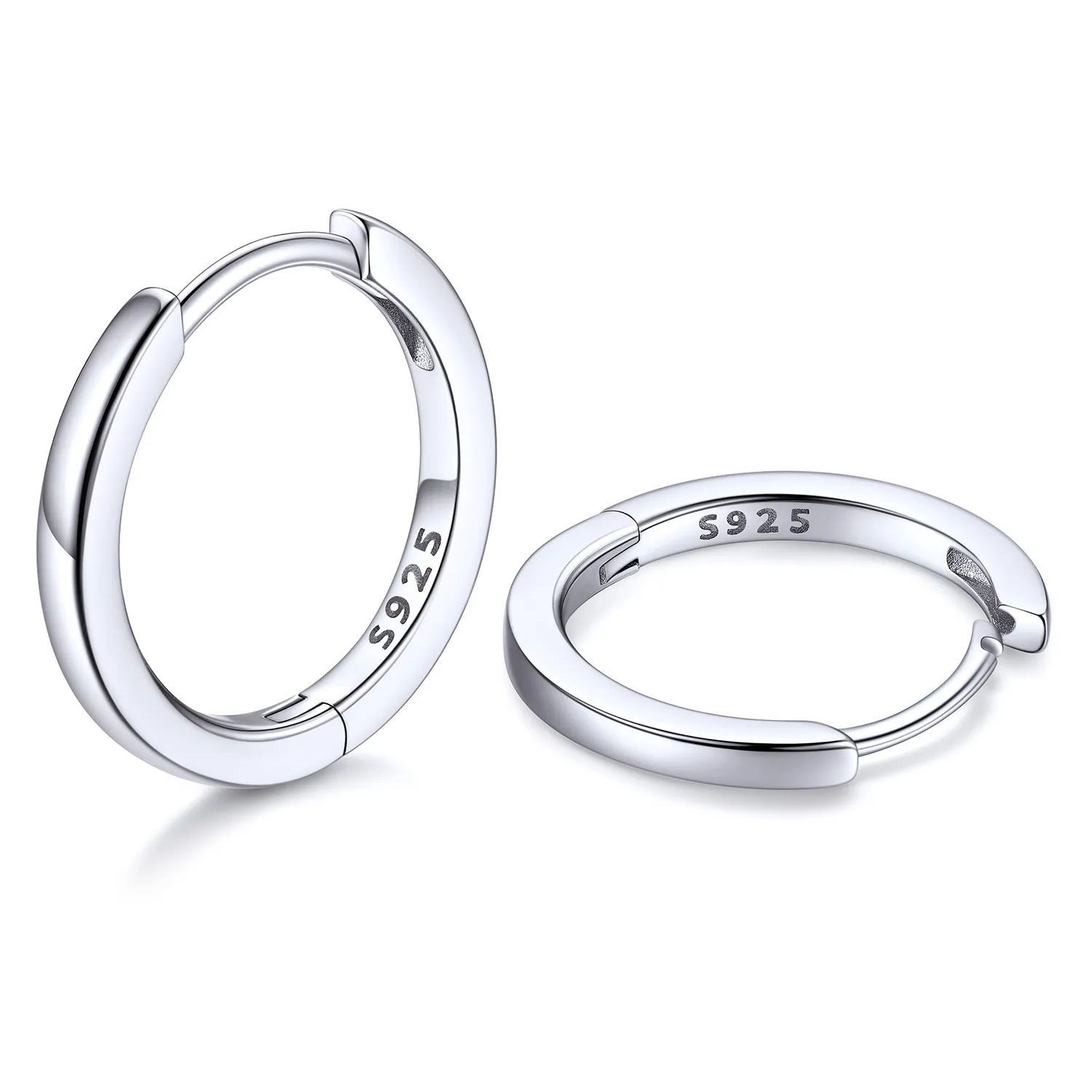 Créoles Huggie en Argent 925 Argenté 12mm