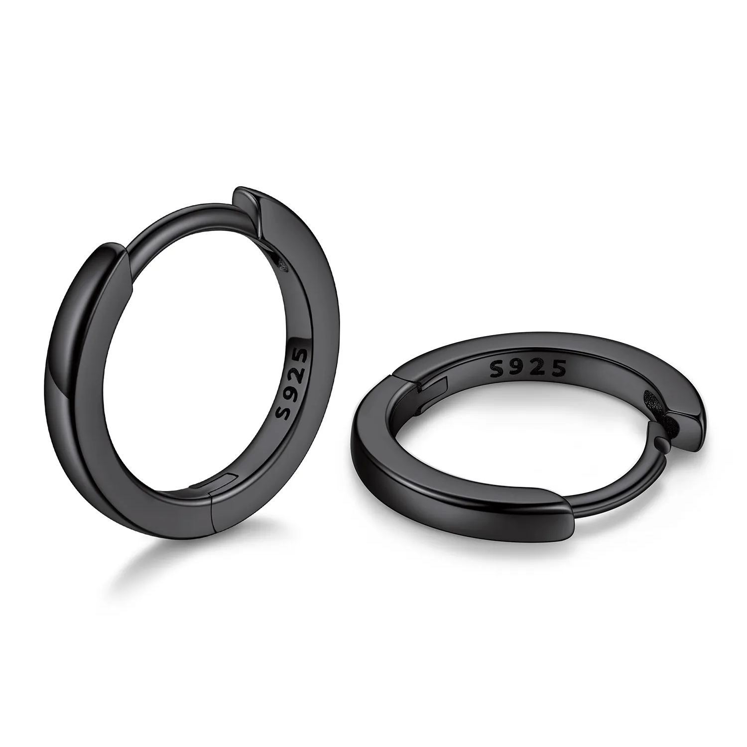 Créoles Huggie en Argent 925 – Cadeau pour Homme